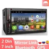 Autoradio Android 2Din pour Toyota Nissan Hyundai Lada Navigation GPS 7 lecteur multimédia universel Autoradio stéréo Re257w