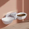 Dog Bowls Feeders Other Pet Supplies Elevated Dog Food Water Feeder Adjustable Height Double Bowls Water Dispenser For Dogs Cats Feeder Drinking Stick On The Wall x07