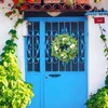 Decorative Flowers Green Decoration 16 Walls Inch Wreath Porch Floral Artificial Party Indoor Front Door Plants Large Frame