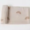 Одеяла бамбук хлопковая муслин детская пленка для маленьких постельных принадлежностей