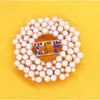 Brooches 1Pcs Sigma Gamma Rho Pearl Rhinestone Brooch Fraternity SRG Circular Lapel Pin Bag Hat Jewelry Decoration OGB076