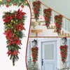 Fiori decorativi Fashion Home Garden Decor Cordless Prelit Scale La decorazione illumina gli accessori per ghirlande di Natale a LED