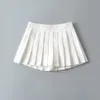 Scherma Mini nero per donne Y2K vestiti coreani pieghettate femminile autunno tennis preppy white 230717