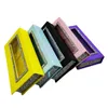 Falska ögonfransar Diamond Lash Boxes Partihandel Eyelash Packaging Print Est Tomfall med Tray 25mm Mink 230617