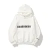 Essentilaclothing 2023 Hoodie Designer Hairy and Women's Pullover Sweatshirt Loose Essen Black White Classic Casual Style170