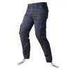 Jeans pour hommes Pantalon en popeline Hommes Rayé Zipper Denim Salopette Vintage Wash Hip Hop Pantalon de travail