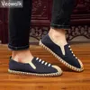 Pantofole Veowalk Espadrillas stile giapponese da uomo Flats Fondo morbido fatto a mano Uomo Comodo slip on mocassini Scarpe da guida uomo L230718