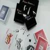 2015 Röd och svart färg PVC -pokers för valda och plastspelkort Pokerstjärnor285a