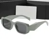 Najlepsze luksusowe okulary przeciwsłoneczne dla kobiet prostokątne okulary przeciwsłoneczne moda UV 400 UVA/UVB Ochrona podwójna rama belki Outdoor Design Design Sunglass