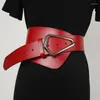 Belts Irregular Spring Suit Shirt Women Waist Belt Real Leather Waistband WIde Cinch Strap Cowhide Cowskin Corsset 2023