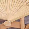 Paper Bamboo Folding Hand Fan Wedding Personalized Fsahion Fans Party Decor Art Craft Chinese Dance Fan Home Ornaments Gifts JY18