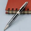 Alta qualidade nova listras pretas e douradas roller ball pen esferográficas caneta tinteiro presente inteiro 332p