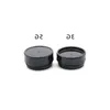 Lege cosmetische containers met deksels 3g plastic kleine hervulbare reisfles lekvrije ronde zwarte potten voor slijmmonster lotion crème Xucx