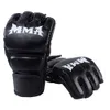 Équipement de protection 1 paire de gants de boxe épais gants MMA demi-doigt sac de boxe Kickboxing Muay Thai mitaines équipement d'entraînement de boxe professionnel HKD230718