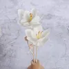 Kwiaty dekoracyjne 10pcs/Set Orchids Sola Sola Flower Home Decoration Symulacja dla trzciny dyfuzor