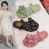 Slipper Bambini Bowtie Shoes Girls New Summer Fashion Sandali con suola morbida Cute Sweet Style Polka Dot Baby Slipper R230718