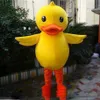 Traje de pato amarelo grande de alta qualidade Vestido extravagante Ternos de tamanho adulto - mascote personalizável279p