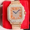 Designerskie zegarki Diamond zegarek automatyczny ruch mechaniczny Wodoodporny męski bransoletka Sapphire Business Stal nierdzewna 40 mm na rękę Montre de Luxe