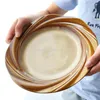 Platen Servies Keramische Diner Bord Set Schotel 8/10 Inch Porselein Leuke Dessert Servies Strohoed Kom Salade Westerse Plat