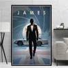 Canvas Painting Movie Car Screen Legends Posters And Prints Wall Art Picture Various Racing Models Poster Boy's Room Decor Gift w06