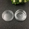 3Gram Helder Lege Monsterpot Ronde Vorm 3ML Cosmetische Gezichtscrème Transparante Plastic Potten Geschenkcontainer Wit Doorzichtig Deksel Duaer