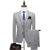 Костюм мужской классический 3 штуки плюс размер S-6xl Роскошные свадебные платья костюмы мужской подход Mens Tuxedo Blazers232b