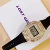 Lost General 2019 GD même hip hop super flash diamant couple montre électronique à quartz avec la plus haute assurance de qualité255y