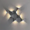 Wall Lamp Postmodern Geometric Light Black White DIY Magic Box LED Design Livingroom Bedroom Corridor Aisle Sconce