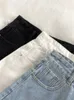 Frauen Shorts Koreanische Hohe Taille Raw Edge Denim Frauen Sommer Grundlegende Taste Tasche Jean Für Alle spiel Streetwear Kurze 230718