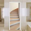 Adesivos de parede para escada porta de filme decorativo à prova d'água faça você mesmo adesivo autoadesivo para escada murais móveis banheiro cozinha 230717