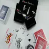 2015 póker de PVC de Color rojo y negro para naipes elegidos y de plástico estrellas de póquer224R