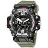 Zegarek Smael 2023 Taktyczny ston męski zegarek wojskowy Watch Luminous Waterproof Outdoor Electronic