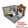 Blocs ville maison blocs de construction jouets pour enfants garçons fille bricolage cadeaux briques chambre salon meubles modèle Bloques R230718