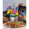 Block Eternal Artificial Chrysanthemum Flower Home Decoration Wildflower Buildblock Bouquet Girl Birthday Present Toys for Children R230718