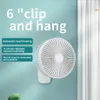 Elektrische USB-ventilator Intrekbare en opvouwbare desktop Clip-on Opgehangen Hoofdschuddend De muur of buitentrolley Fans266I