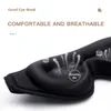 Eye Massager 3D Sleep Mask Blindbinds Sleeping Aid Eye Mask Soft Memory Foam Face Mask Eyeshade 99% Blockout Light Slaapmasker Eye Cover Patch 230718