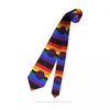 Yay bağları LGBT Poly Flag Biseksüel 3D Baskı Kravat 8cm genişliğinde Polyester Kravat Gömlek Aksesuarları Parti Dekorasyonu