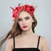 Bandana's Kleding Festival Flower Crown Gothic Hoofddeksel Mexicaanse Floral Headband Day The Dead