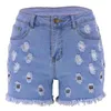 Frauen Jeans Denim Shorts Frauen Sommer 2023 Hohe Elastische Stoff Außenhandel Weibliche Zerrissene Hosen Kleidung Pantalones