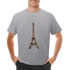 Polos pour hommes Tour Eiffel T-Shirt Homme Vêtements Mignon T-shirt à manches courtes Hommes