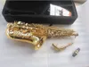Ny altsaxofon A-992 E Flat Super Professional Musical Instruments Sax med Case Accessory