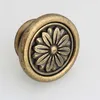 Dia 40mm antika pirinç çekmecesi mutfak dolabı düğmeleri vintage bronz şifoniyer kapı kolları Knob Rustico Retro Mobilya Knobs214y