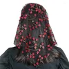 Halsdukar 449b katolsk svart spetsslöja för massbachelorett party slöjor kerchief