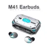 New Cool M41 Bluetooth Gaming Headphones Waterproof Touch Control TWS Wireless Headsets Noise Reduction Stereo Earbuds in Retail Box