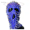 Masowe maski na twarz szyi gaiter xxfd zabawne Baliclava Nit Beanie Halloween Balaclava Spiked Balaklava Spiked Beanie 230717