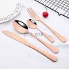 Briefs Panties Other Panties Promotion Dinnerware Set Stainless Steel Colorful Rainbow Gold Knife Fork Teaspoon Dishwasher Safe Silverware Set Cutlery Box x0719