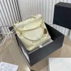 Fashion style Shoulders bag Trash Bag designers Totes woman Luxury 22 handbags Pearl Chain Cross body bags Evening Bags clutch totes hobo purses wallet wholesale