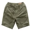 Shorts masculinos de verão com bolsos laterais largos elásticos na cintura com cordão para esportes, calças curtas para treinamento masculino, roupas masculinas