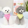 Vêtements pour chiens Simple barboteuse pour animaux de compagnie sans manches toutes saisons chiot printemps été amour coeur imprimé combinaison à quatre pattes attrayant