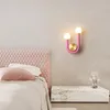 Wall Lamp Modern Creative Colorful U-shaped Lamps For Study Living Children Room Bedroom Bedside Aisle Stairs Indoor Lighting